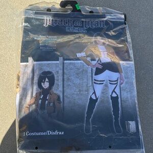 Mikasa Ackerman Costume for Adult - Brown and Black